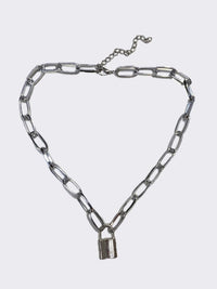 Thumbnail for Lock It In Necklace- Silver - Shekou Woman New Zealand | Australia